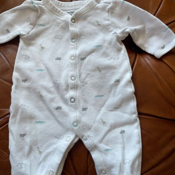 Carters 3 month white footed sleepers - Picture 4 of 4